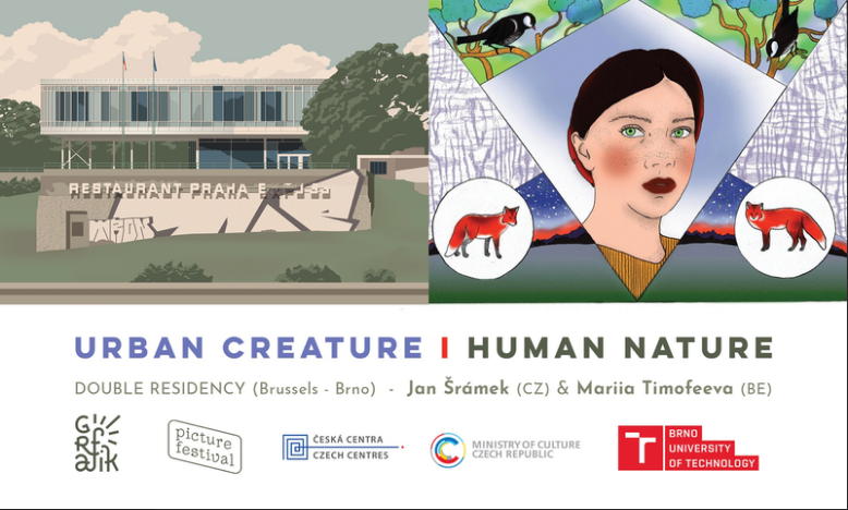 Urban Creature I Human Nature - Double residency (Brussels - Brno) Jan Šrámek (CZ) & Mariia Timofeeva (BE)